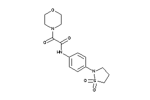 N-[4-(1,1-diketo-1,2-thiazolidin-2-yl)phenyl]-2-keto-2-morpholino-acetamide