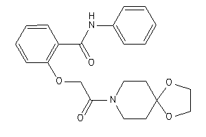 2-[2-(1,4-dioxa-8-azaspiro[4.5]decan-8-yl)-2-keto-ethoxy]-N-phenyl-benzamide