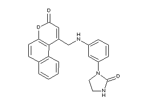 1-[3-[(3-ketobenzo[f]chromen-1-yl)methylamino]phenyl]-2-imidazolidinone