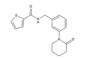 N-[3-(2-ketopiperidino)benzyl]thiophene-2-carboxamide