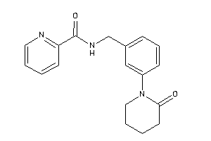 N-[3-(2-ketopiperidino)benzyl]picolinamide