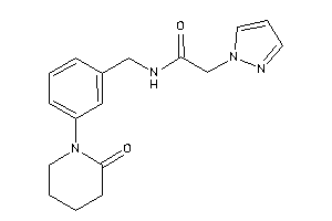 N-[3-(2-ketopiperidino)benzyl]-2-pyrazol-1-yl-acetamide