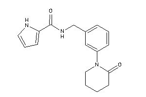 N-[3-(2-ketopiperidino)benzyl]-1H-pyrrole-2-carboxamide