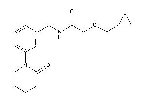 2-(cyclopropylmethoxy)-N-[3-(2-ketopiperidino)benzyl]acetamide