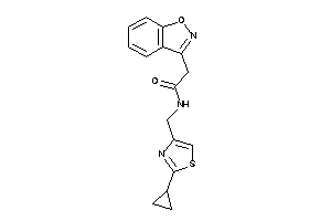 N-[(2-cyclopropylthiazol-4-yl)methyl]-2-indoxazen-3-yl-acetamide