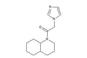 1-(3,4,4a,5,6,7,8,8a-octahydro-2H-quinolin-1-yl)-2-imidazol-1-yl-ethanone