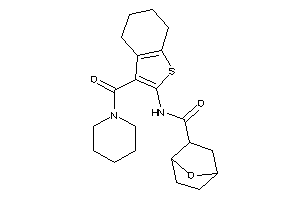 N-[3-(piperidine-1-carbonyl)-4,5,6,7-tetrahydrobenzothiophen-2-yl]-7-oxabicyclo[2.2.1]heptane-5-carboxamide