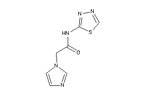 2-imidazol-1-yl-N-(1,3,4-thiadiazol-2-yl)acetamide