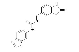 1-(1,3-benzothiazol-6-yl)-3-[(2-ketoindolin-5-yl)methyl]urea