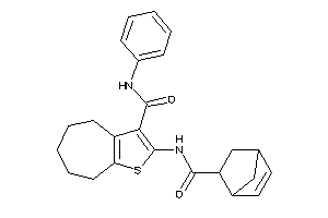 2-(bicyclo[2.2.1]hept-2-ene-5-carbonylamino)-N-phenyl-5,6,7,8-tetrahydro-4H-cyclohepta[b]thiophene-3-carboxamide