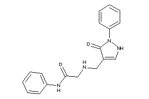 2-[(5-keto-1-phenyl-3-pyrazolin-4-yl)methylamino]-N-phenyl-acetamide