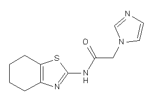 2-imidazol-1-yl-N-(4,5,6,7-tetrahydro-1,3-benzothiazol-2-yl)acetamide