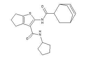 2-(bicyclo[2.2.2]oct-5-ene-8-carbonylamino)-N-cyclopentyl-5,6-dihydro-4H-cyclopenta[b]thiophene-3-carboxamide