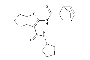 2-(bicyclo[2.2.1]hept-2-ene-5-carbonylamino)-N-cyclopentyl-5,6-dihydro-4H-cyclopenta[b]thiophene-3-carboxamide