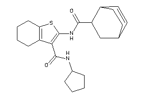 2-(bicyclo[2.2.2]oct-5-ene-8-carbonylamino)-N-cyclopentyl-4,5,6,7-tetrahydrobenzothiophene-3-carboxamide