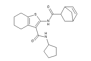 2-(bicyclo[2.2.1]hept-2-ene-5-carbonylamino)-N-cyclopentyl-4,5,6,7-tetrahydrobenzothiophene-3-carboxamide