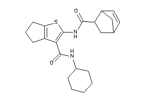 2-(bicyclo[2.2.1]hept-2-ene-5-carbonylamino)-N-cyclohexyl-5,6-dihydro-4H-cyclopenta[b]thiophene-3-carboxamide