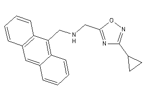 9-anthrylmethyl-[(3-cyclopropyl-1,2,4-oxadiazol-5-yl)methyl]amine