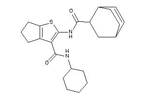 2-(bicyclo[2.2.2]oct-5-ene-8-carbonylamino)-N-cyclohexyl-5,6-dihydro-4H-cyclopenta[b]thiophene-3-carboxamide