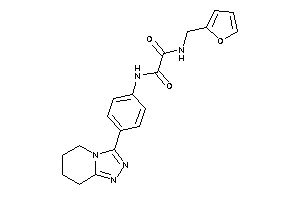 N-(2-furfuryl)-N'-[4-(5,6,7,8-tetrahydro-[1,2,4]triazolo[4,3-a]pyridin-3-yl)phenyl]oxamide