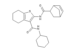 2-(bicyclo[2.2.1]hept-2-ene-5-carbonylamino)-N-cyclohexyl-4,5,6,7-tetrahydrobenzothiophene-3-carboxamide