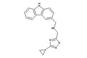 9H-carbazol-3-ylmethyl-[(3-cyclopropyl-1,2,4-oxadiazol-5-yl)methyl]amine