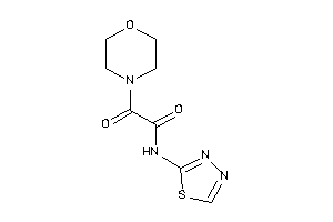 2-keto-2-morpholino-N-(1,3,4-thiadiazol-2-yl)acetamide