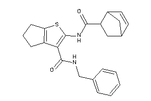 N-benzyl-2-(bicyclo[2.2.1]hept-2-ene-5-carbonylamino)-5,6-dihydro-4H-cyclopenta[b]thiophene-3-carboxamide