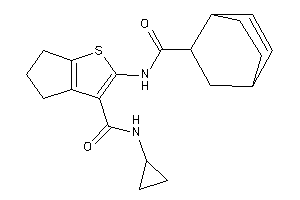 2-(bicyclo[2.2.2]oct-5-ene-8-carbonylamino)-N-cyclopropyl-5,6-dihydro-4H-cyclopenta[b]thiophene-3-carboxamide