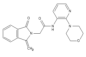 2-(1-keto-3-methylene-isoindolin-2-yl)-N-(2-morpholino-3-pyridyl)acetamide