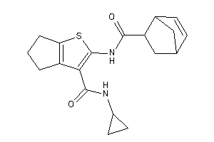 2-(bicyclo[2.2.1]hept-2-ene-5-carbonylamino)-N-cyclopropyl-5,6-dihydro-4H-cyclopenta[b]thiophene-3-carboxamide