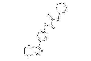 N-cyclohexyl-N'-[4-(5,6,7,8-tetrahydro-[1,2,4]triazolo[4,3-a]pyridin-3-yl)phenyl]oxamide