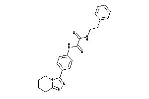 N-phenethyl-N'-[4-(5,6,7,8-tetrahydro-[1,2,4]triazolo[4,3-a]pyridin-3-yl)phenyl]oxamide