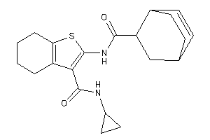 2-(bicyclo[2.2.2]oct-5-ene-8-carbonylamino)-N-cyclopropyl-4,5,6,7-tetrahydrobenzothiophene-3-carboxamide