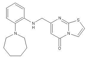 7-[[2-(azepan-1-yl)anilino]methyl]thiazolo[3,2-a]pyrimidin-5-one