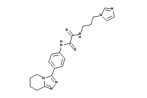 N-(3-imidazol-1-ylpropyl)-N'-[4-(5,6,7,8-tetrahydro-[1,2,4]triazolo[4,3-a]pyridin-3-yl)phenyl]oxamide