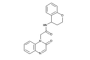 N-chroman-4-yl-2-(2-ketoquinoxalin-1-yl)acetamide