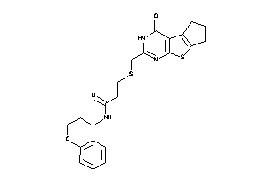 N-chroman-4-yl-3-[(ketoBLAHyl)methylthio]propionamide