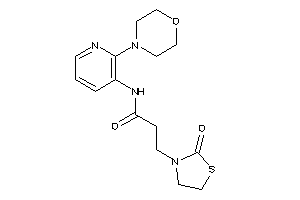 3-(2-ketothiazolidin-3-yl)-N-(2-morpholino-3-pyridyl)propionamide