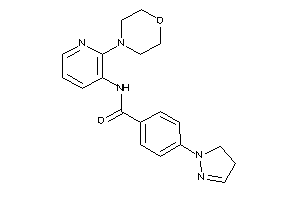 N-(2-morpholino-3-pyridyl)-4-(2-pyrazolin-1-yl)benzamide