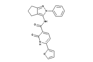 6-(2-furyl)-2-keto-N-(2-phenyl-5,6-dihydro-4H-cyclopenta[c]pyrazol-3-yl)-1H-pyridine-3-carboxamide