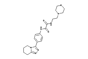 N-(2-morpholinoethyl)-N'-[4-(5,6,7,8-tetrahydro-[1,2,4]triazolo[4,3-a]pyridin-3-yl)phenyl]oxamide