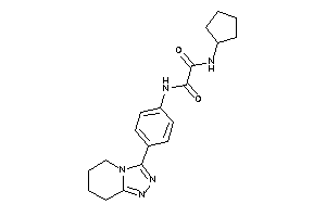 N-cyclopentyl-N'-[4-(5,6,7,8-tetrahydro-[1,2,4]triazolo[4,3-a]pyridin-3-yl)phenyl]oxamide