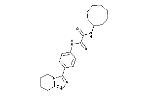 N-cyclooctyl-N'-[4-(5,6,7,8-tetrahydro-[1,2,4]triazolo[4,3-a]pyridin-3-yl)phenyl]oxamide