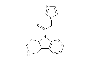 1-(1,2,3,4,4a,9b-hexahydropyrido[4,3-b]indol-5-yl)-2-imidazol-1-yl-ethanone