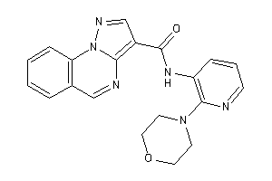 N-(2-morpholino-3-pyridyl)pyrazolo[1,5-a]quinazoline-3-carboxamide