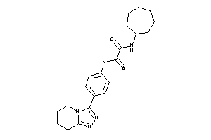 N-cycloheptyl-N'-[4-(5,6,7,8-tetrahydro-[1,2,4]triazolo[4,3-a]pyridin-3-yl)phenyl]oxamide