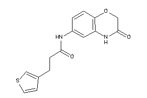 N-(3-keto-4H-1,4-benzoxazin-6-yl)-3-(3-thienyl)propionamide