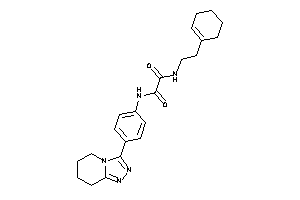 N-(2-cyclohexen-1-ylethyl)-N'-[4-(5,6,7,8-tetrahydro-[1,2,4]triazolo[4,3-a]pyridin-3-yl)phenyl]oxamide