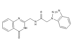 2-(benzotriazol-1-yl)-N-[(4-keto-3H-quinazolin-2-yl)methyl]acetamide